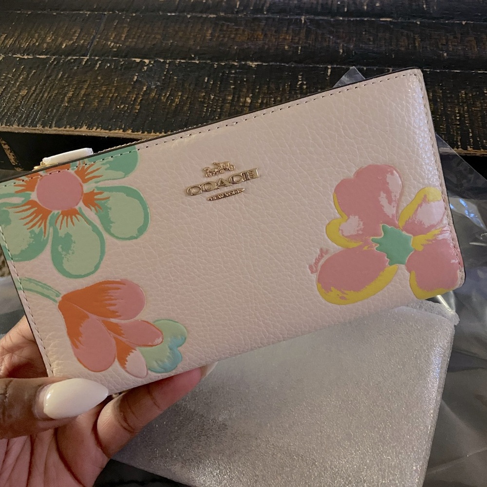 Coach Dreamy Land Floral Print Wallet